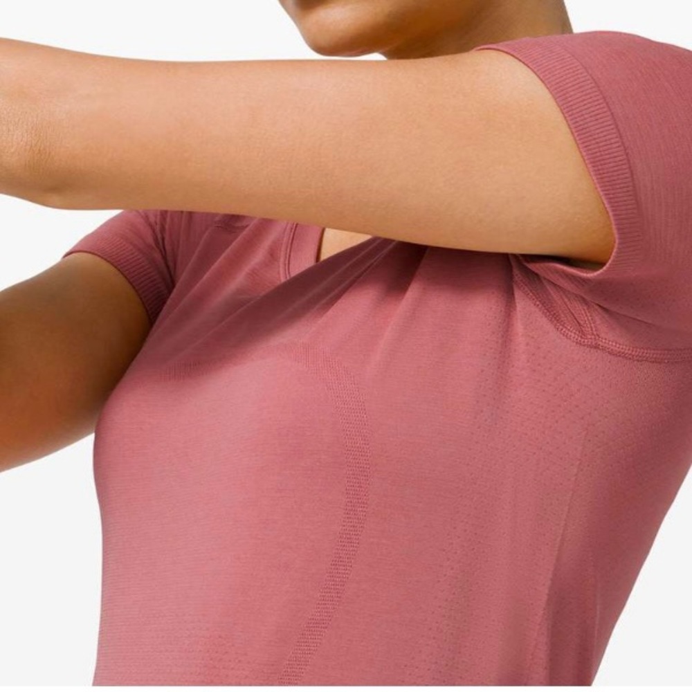 2020 Lululemon Swiftly Tech 2.0 Short Sleeved Top Size 8 Brier Rose Pink